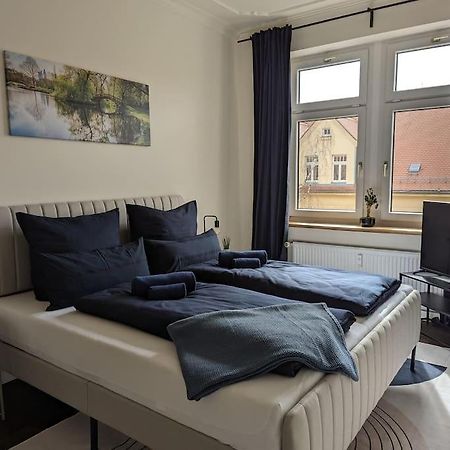 Vilipa-Apartments No.5 I Baumwollspinnerei I Kunstkraftwerk - 75M² I Balkon I Smart-Tv I Bad Mit Fussbodenheizung Leipzig Dış mekan fotoğraf