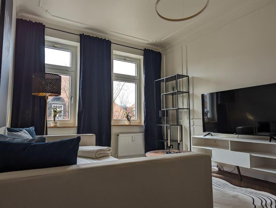 Vilipa-Apartments No.5 I Baumwollspinnerei I Kunstkraftwerk - 75M² I Balkon I Smart-Tv I Bad Mit Fussbodenheizung Leipzig Dış mekan fotoğraf