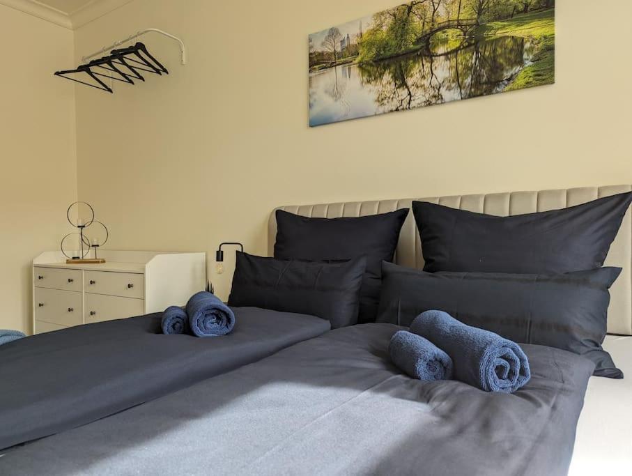 Vilipa-Apartments No.5 I Baumwollspinnerei I Kunstkraftwerk - 75M² I Balkon I Smart-Tv I Bad Mit Fussbodenheizung Leipzig Dış mekan fotoğraf
